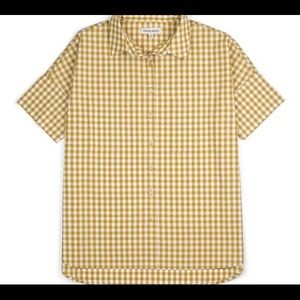 Tradlands Box Top in Golden Gingham